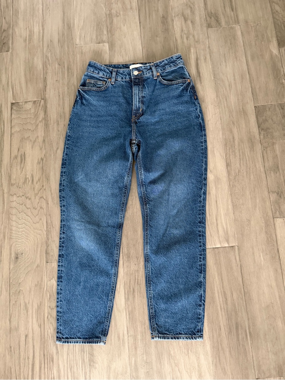H&M Boyfriend Jeans in Blue Wash
